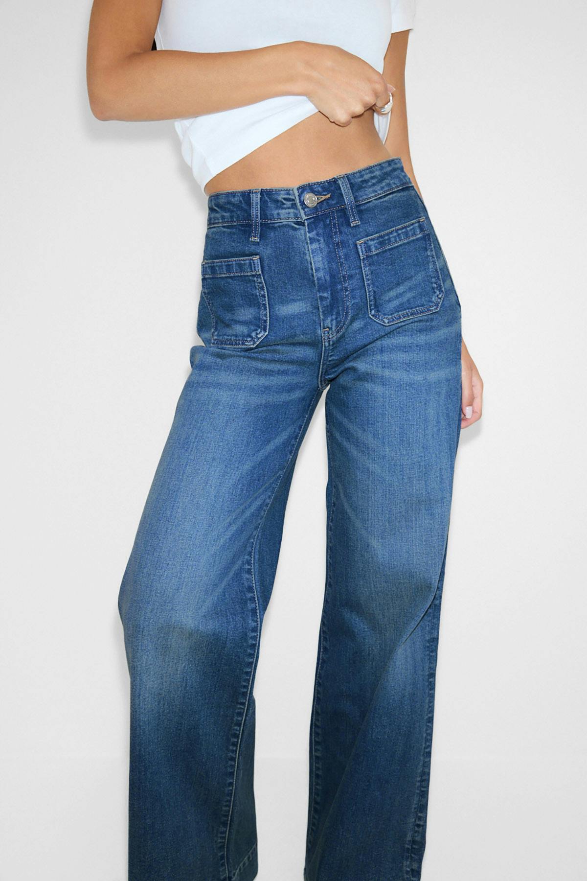 Waist hug flare jeans