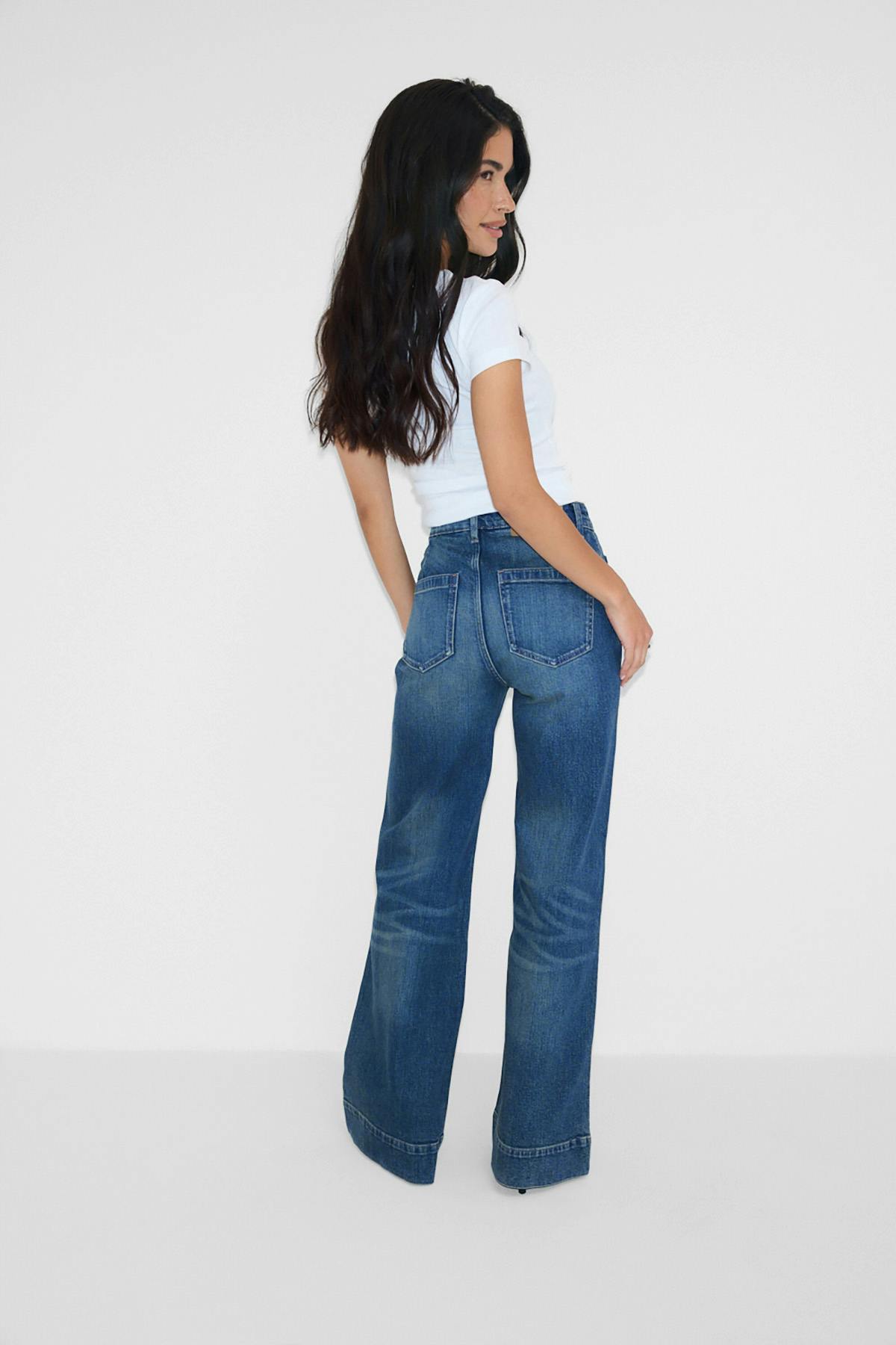 Waist hug flare jeans