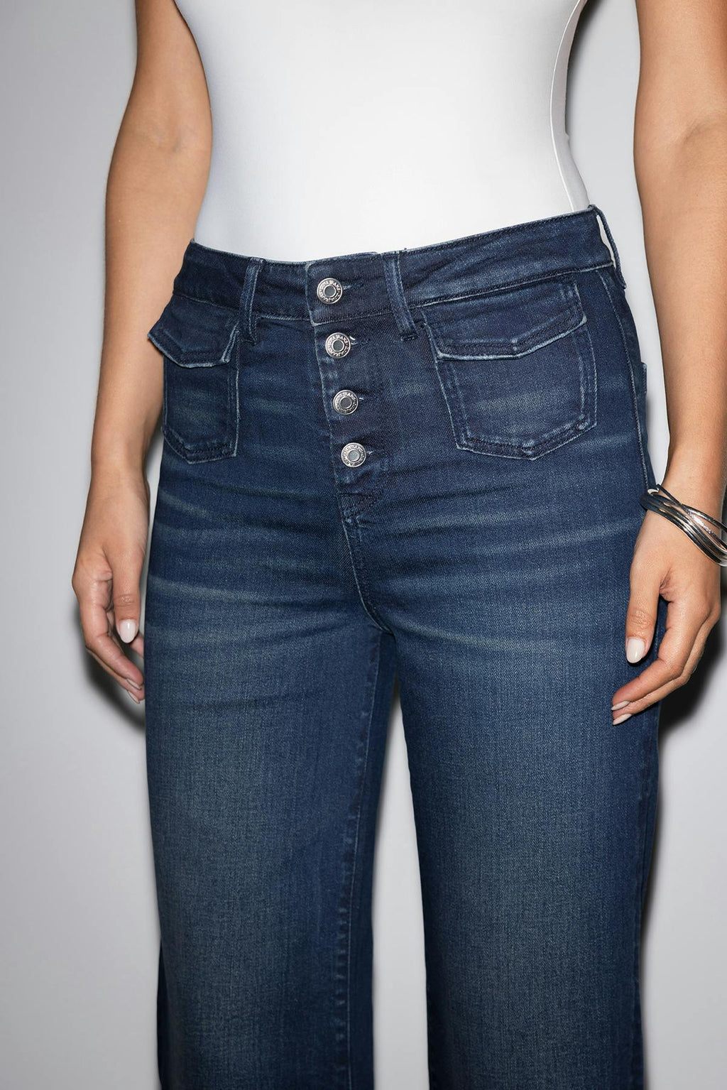 Waist hug flare jeans