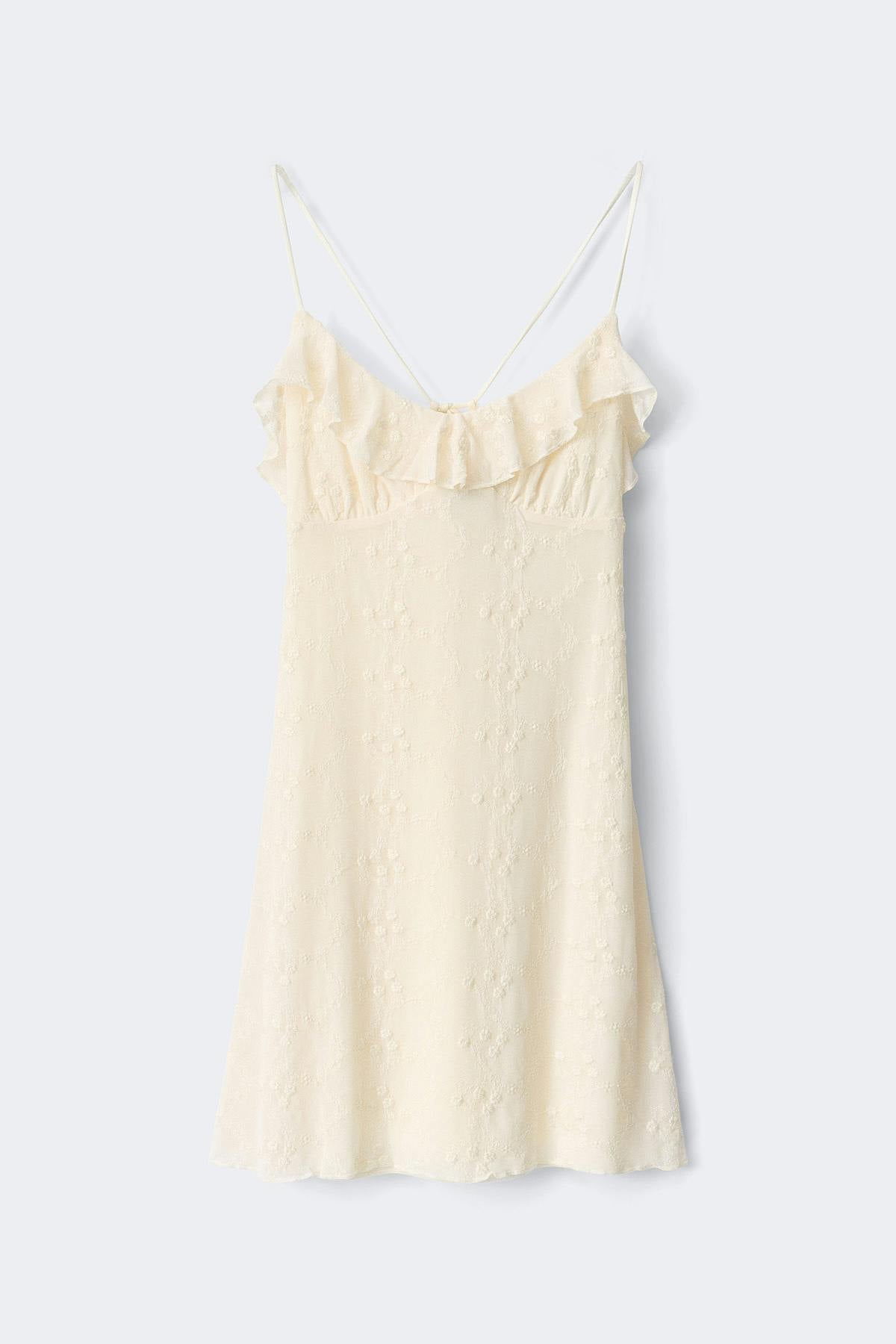 Floral mini strap dress