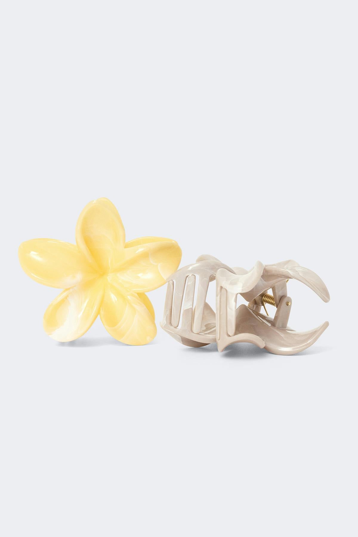 2-pack flower hair clips