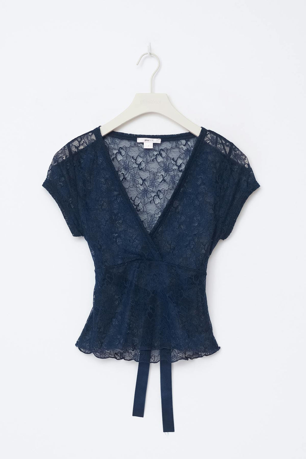 14+ tie lace top