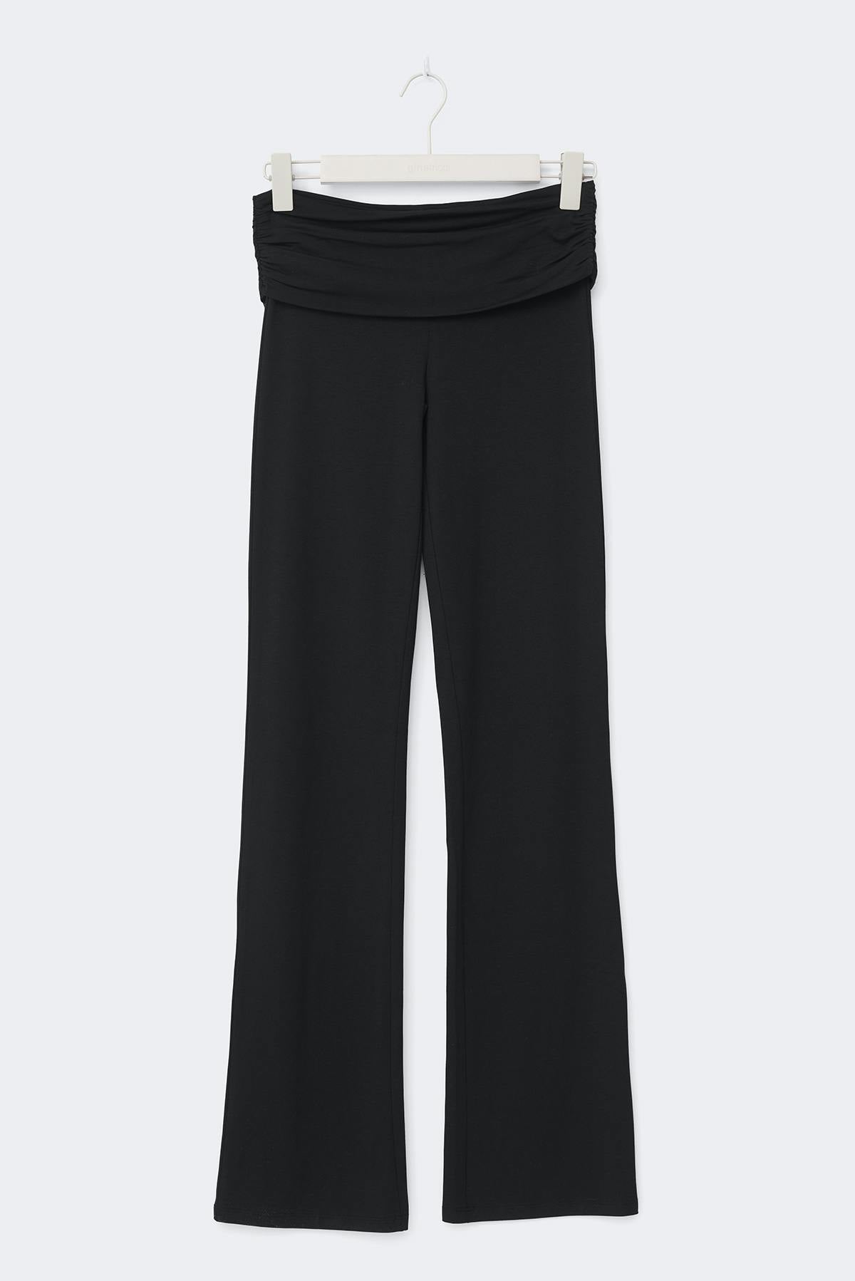 Y low waist flare trousers