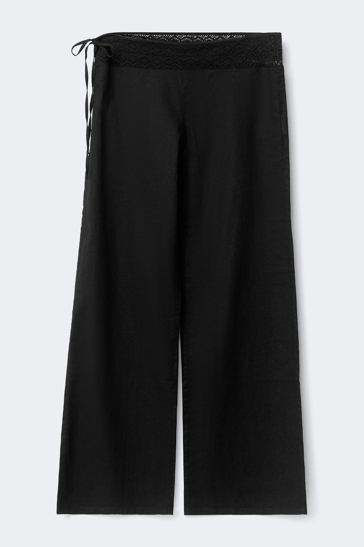 14+ linen blend trousers