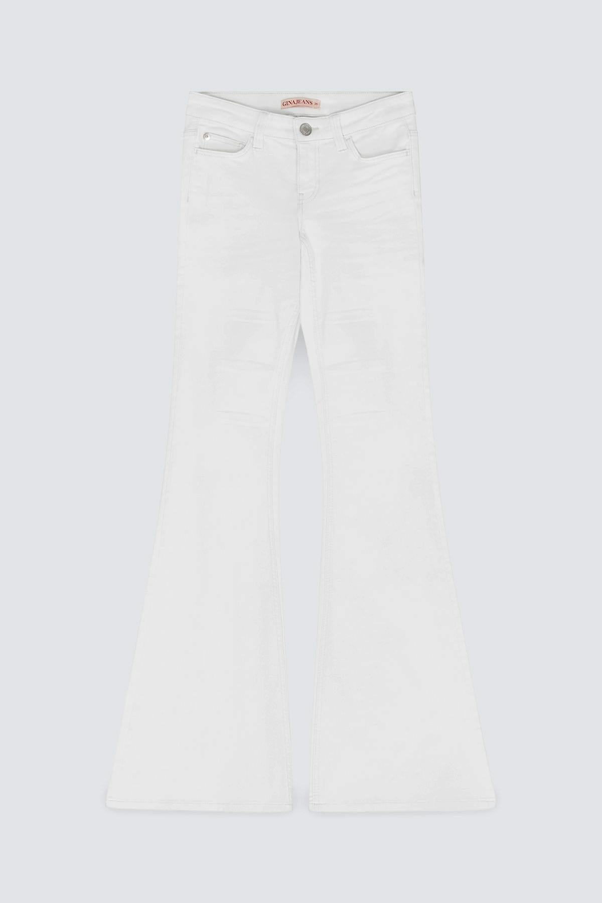 Glow low flare petite jeans
