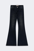 Glow low flare petite jeans