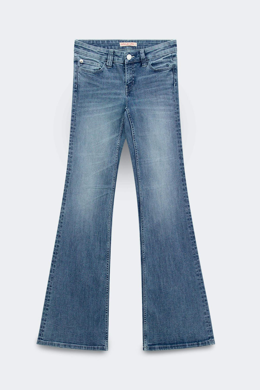 Glow low flare petite jeans
