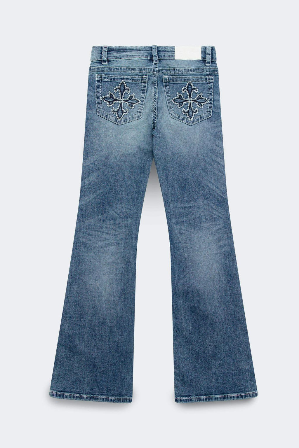 Glow rise flare tall jeans