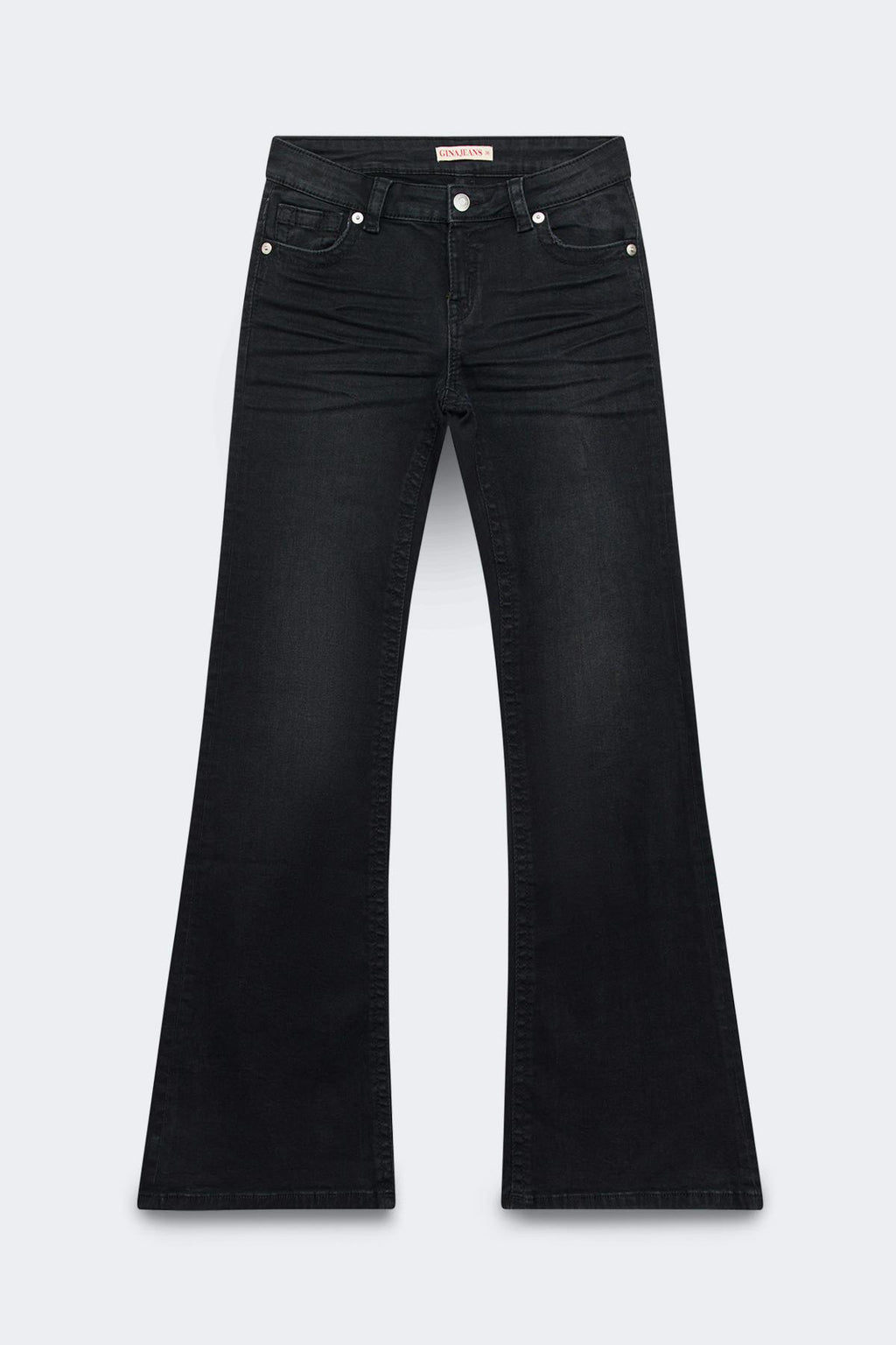 Glow rise flare petite jeans