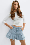 Ruffle babe denim skirt