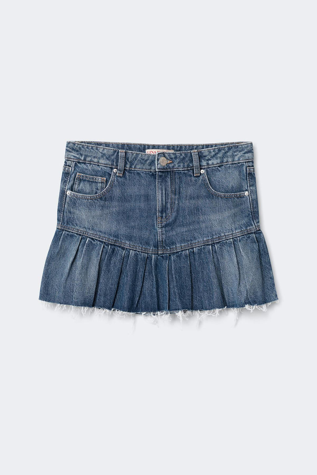 Ruffle babe denim skirt