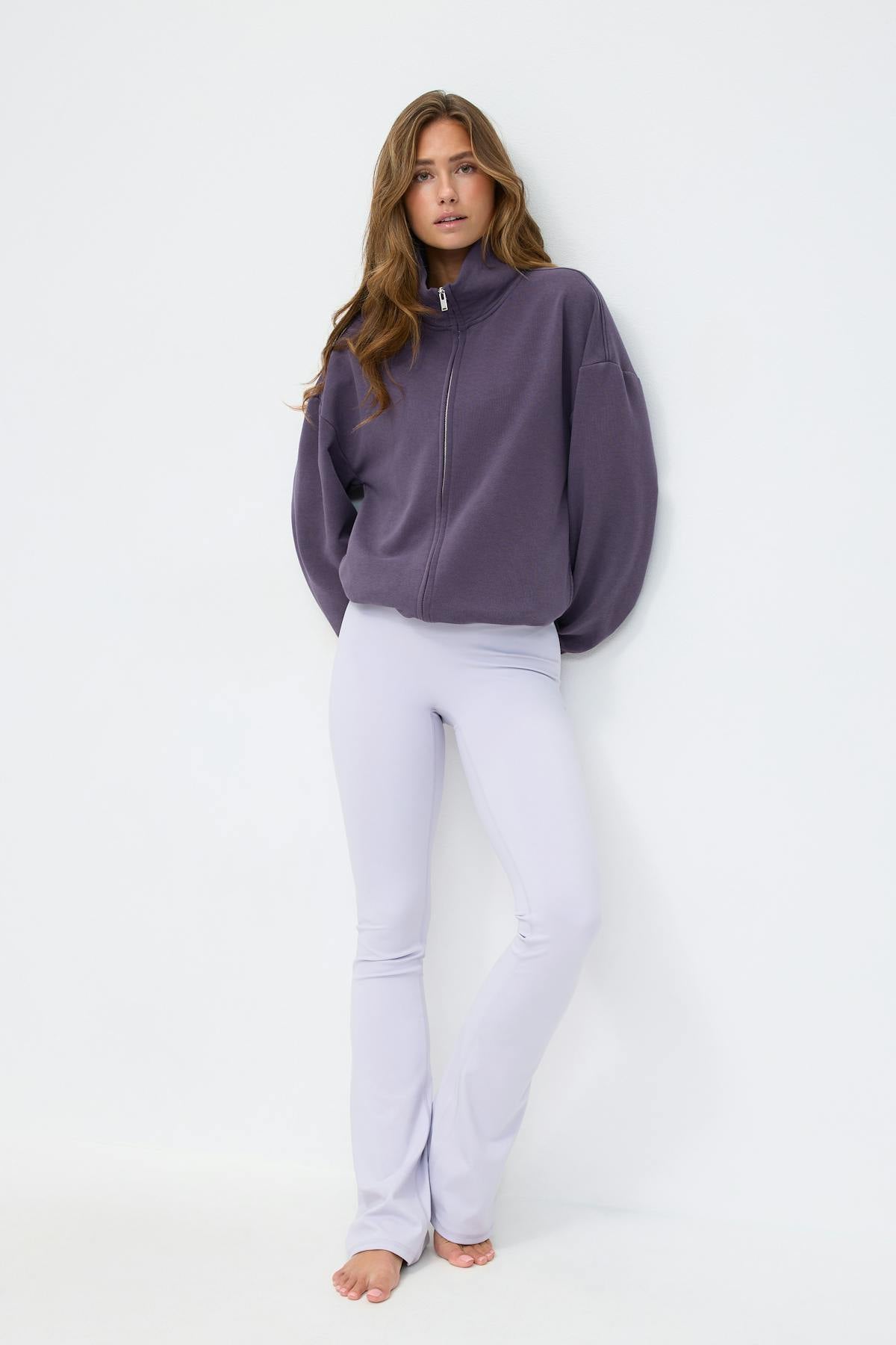 Soft sport zip sweater
