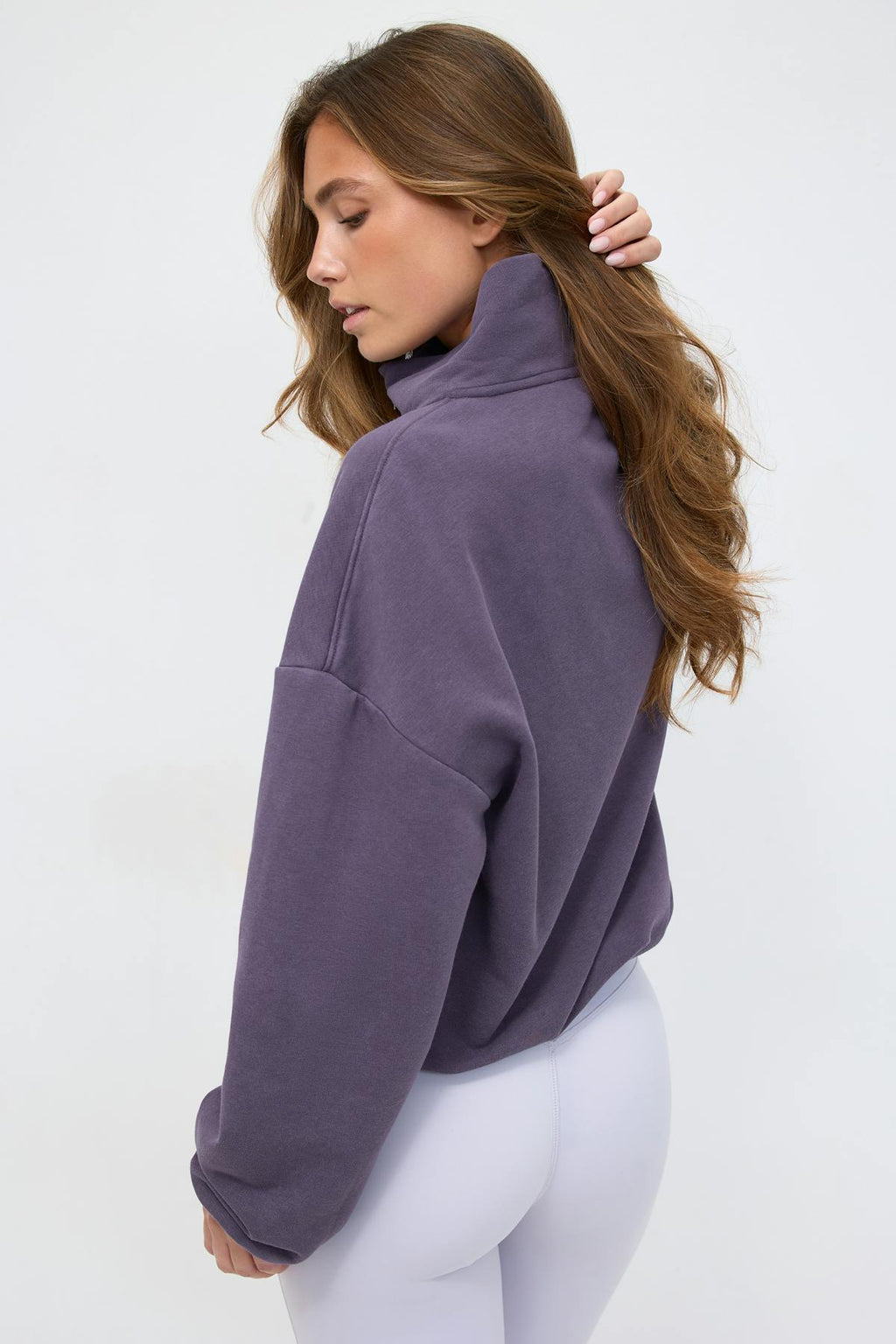 Soft sport zip sweater