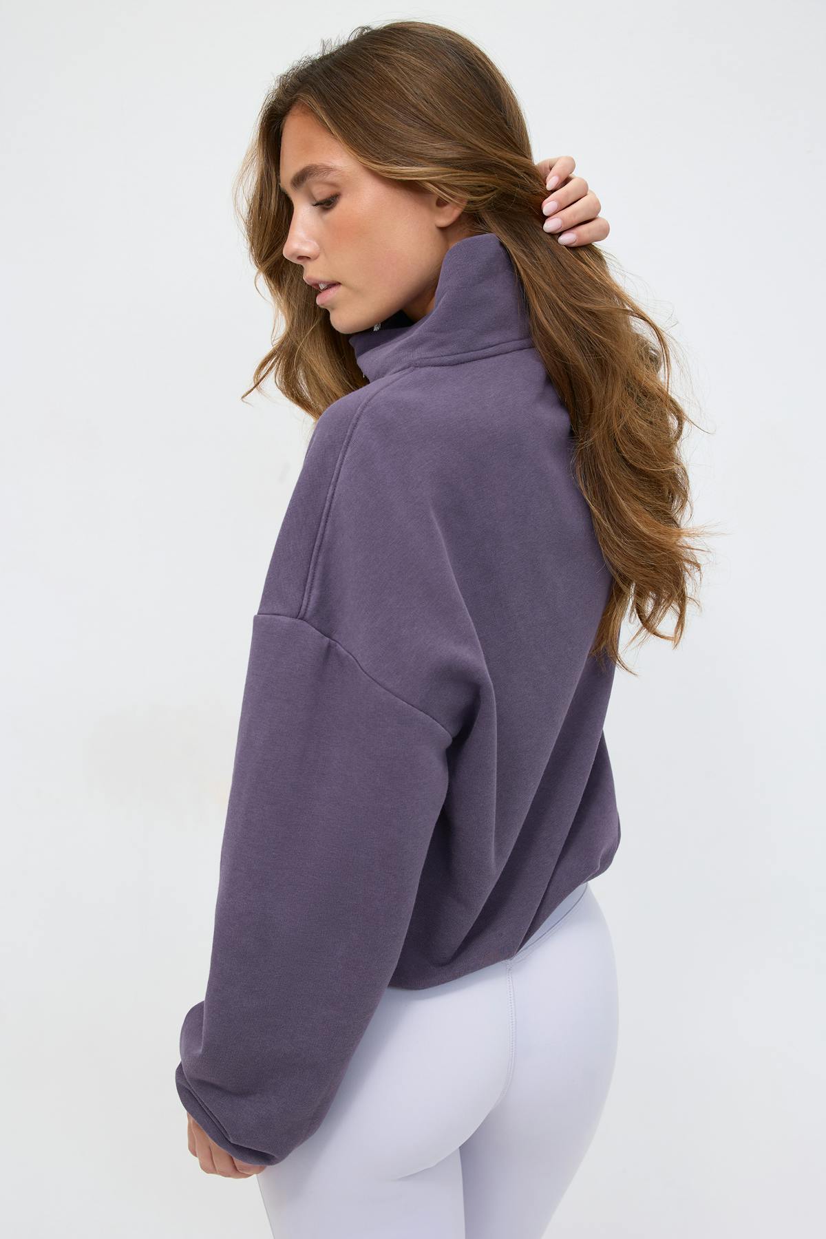 Soft sport zip sweater