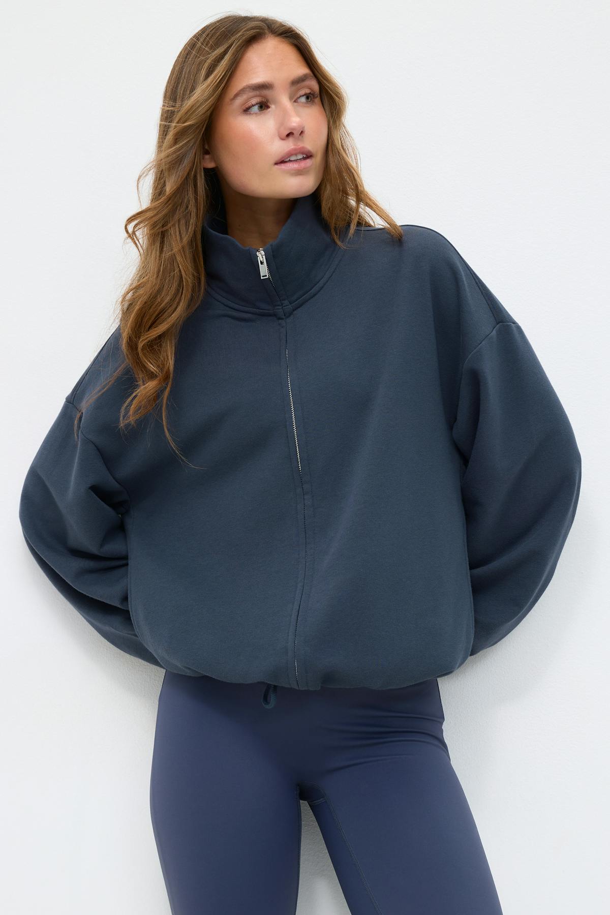 Soft sport zip sweater