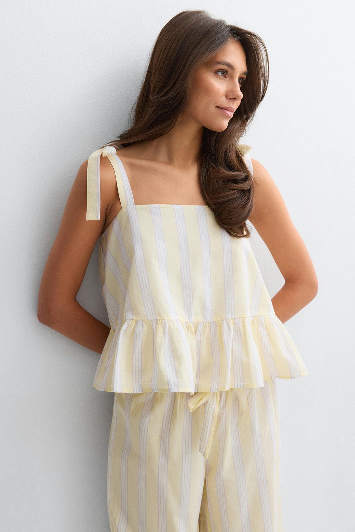 Poplin pyjamas singlet
