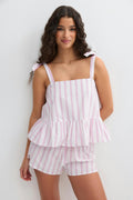 Poplin pyjamas singlet
