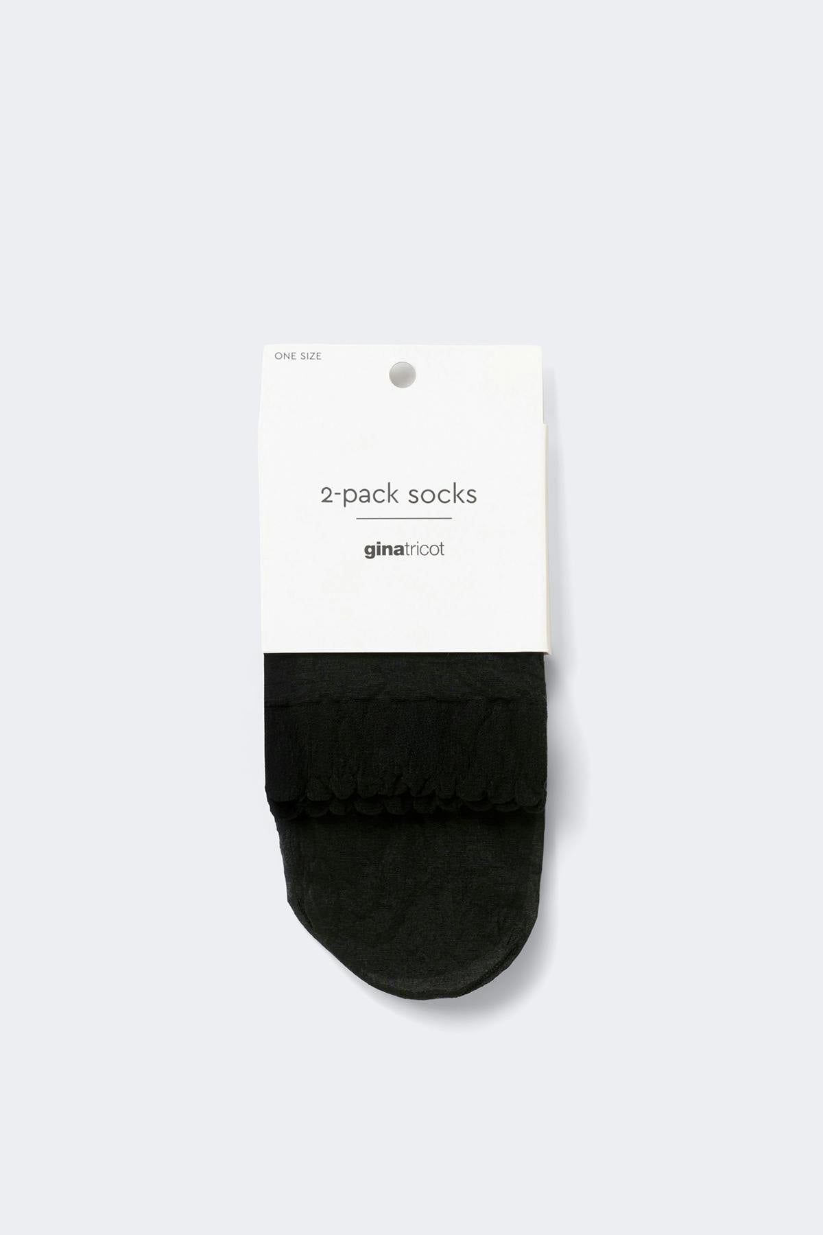 2 - pack dotted socks