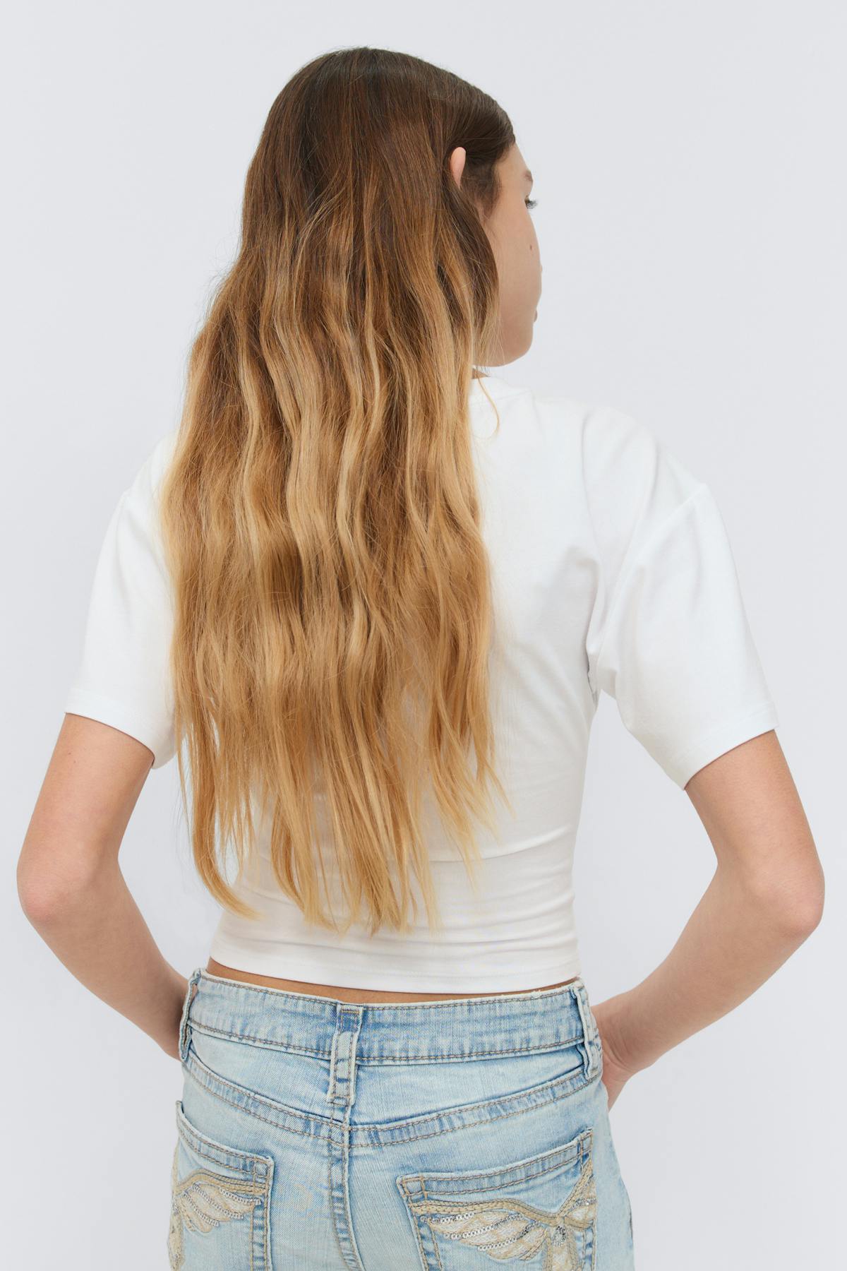 Y fitted tee