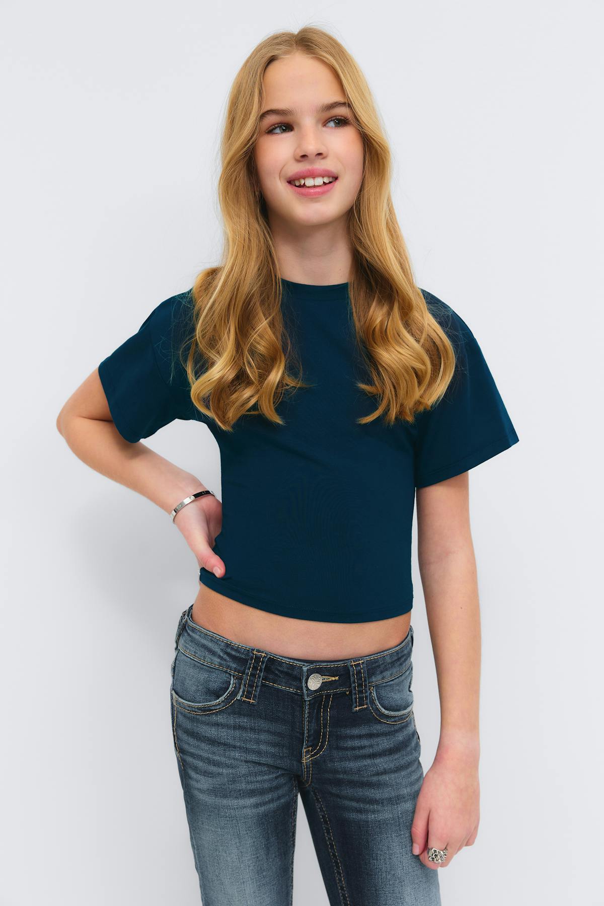 Y fitted tee