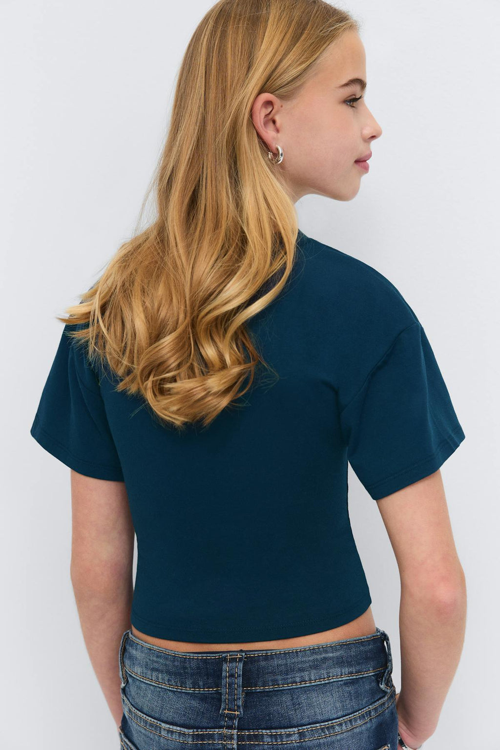Y fitted tee