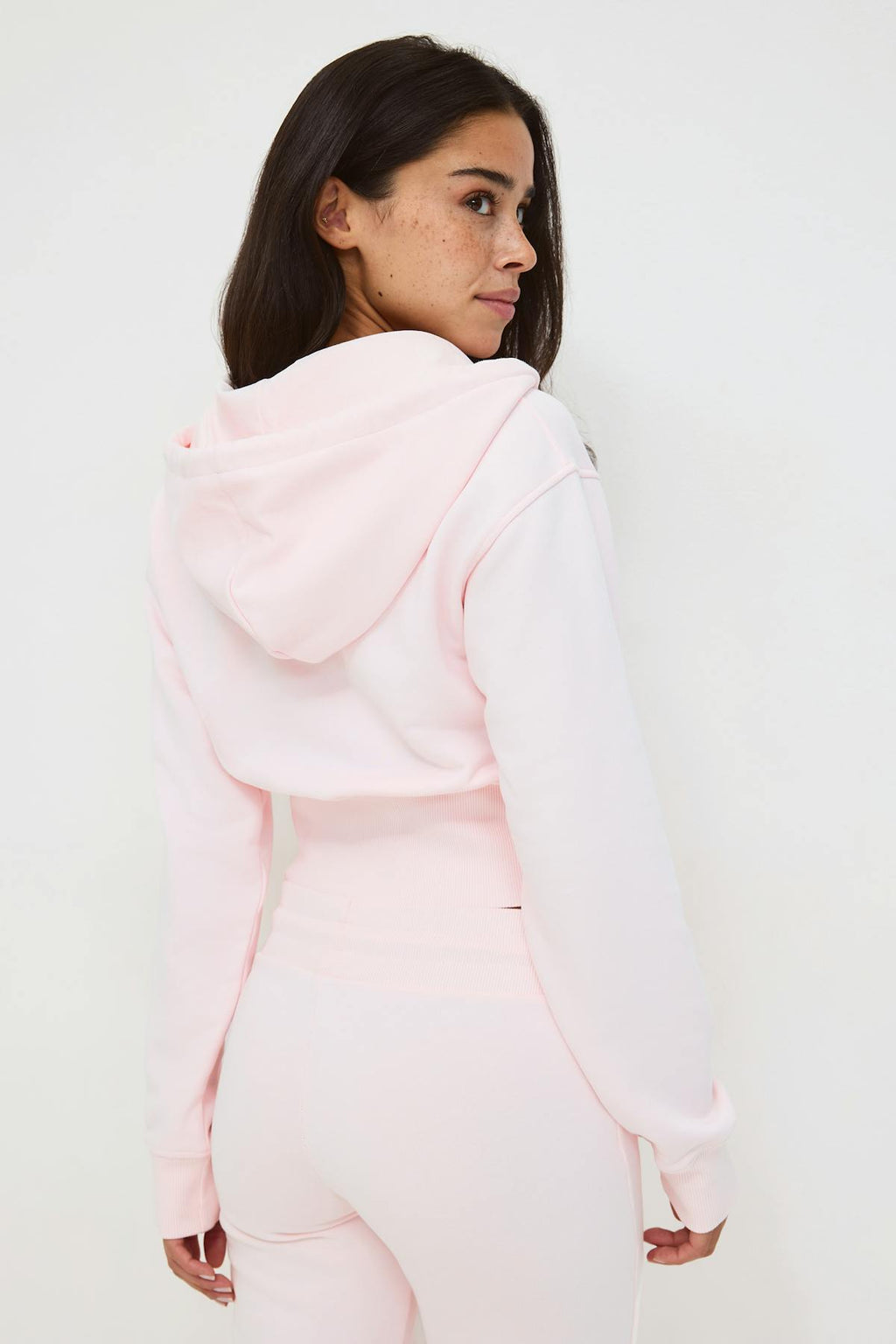 Slim fit zip hoodie