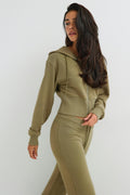 Slim fit zip hoodie