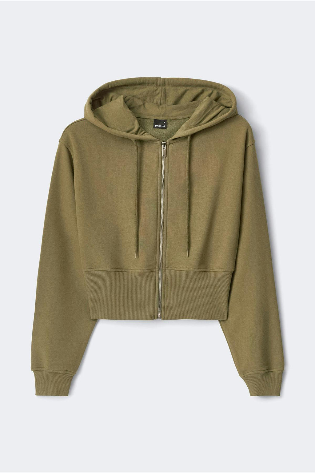 Slim fit zip hoodie