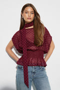 Scarf blouse