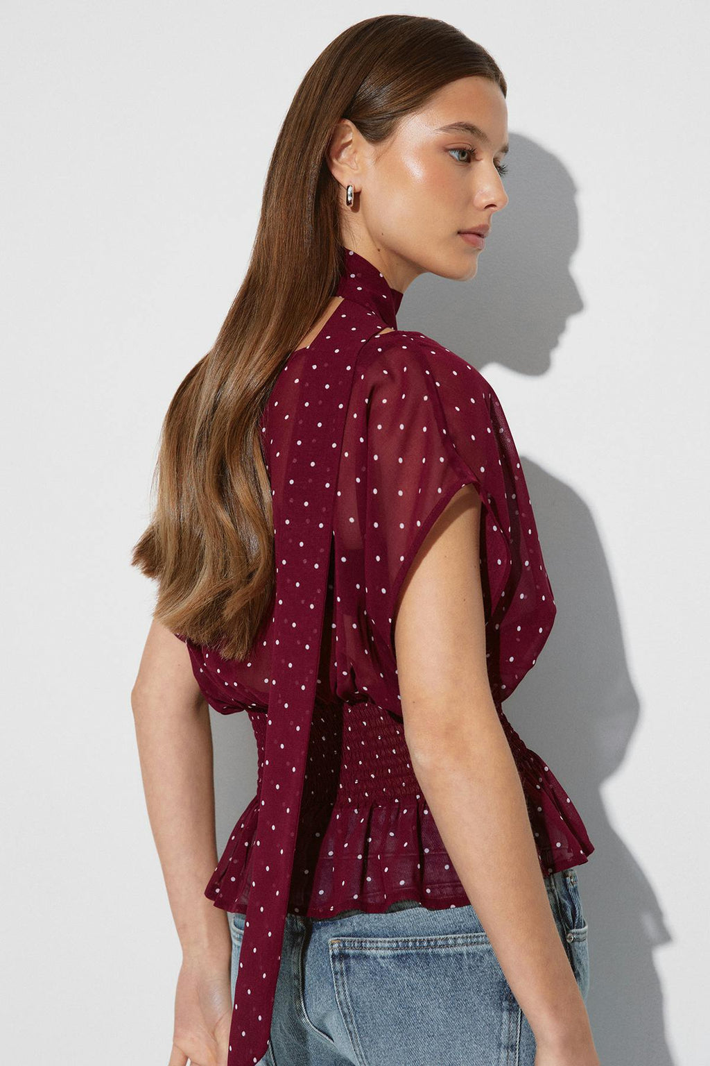 Scarf blouse