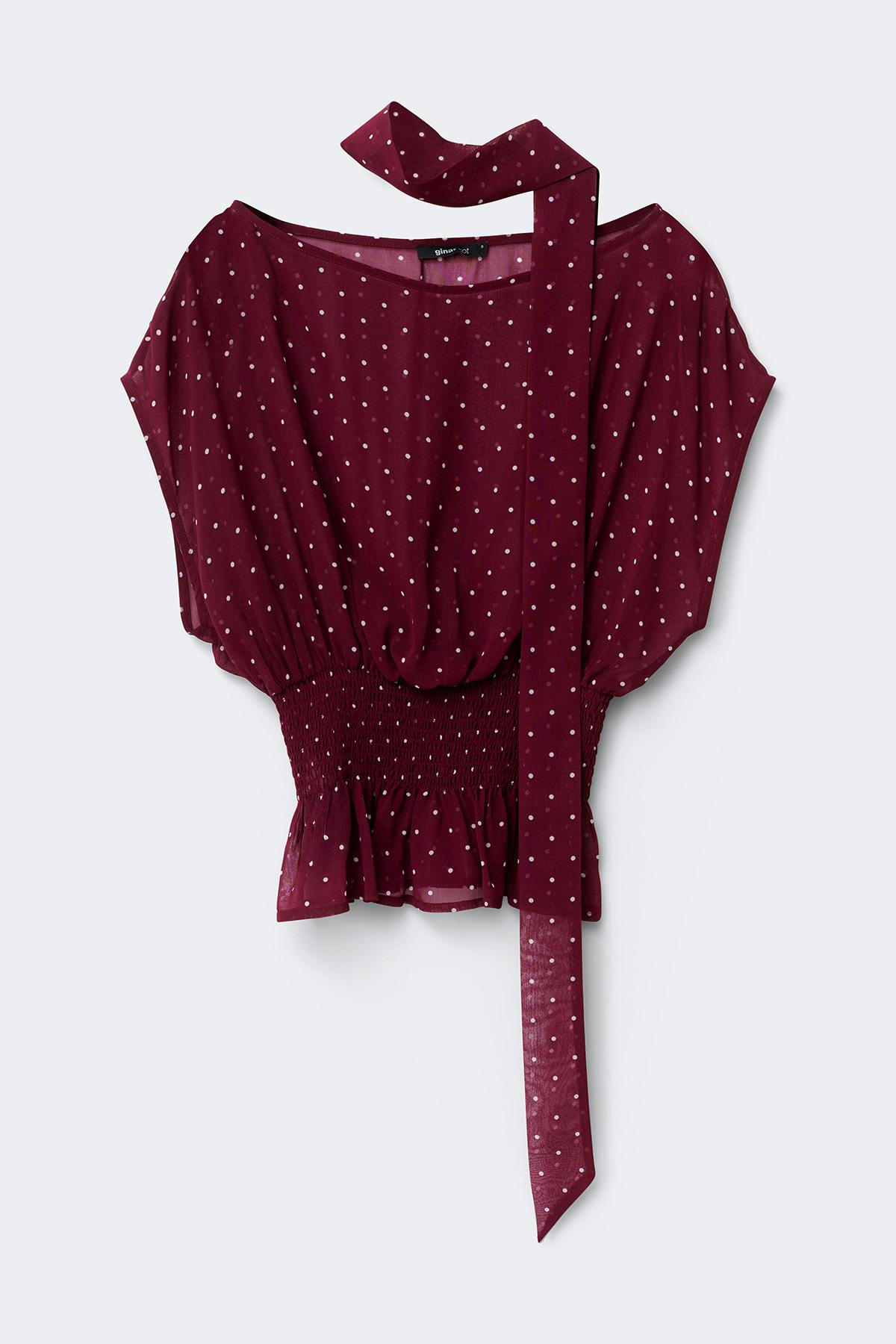 Scarf blouse