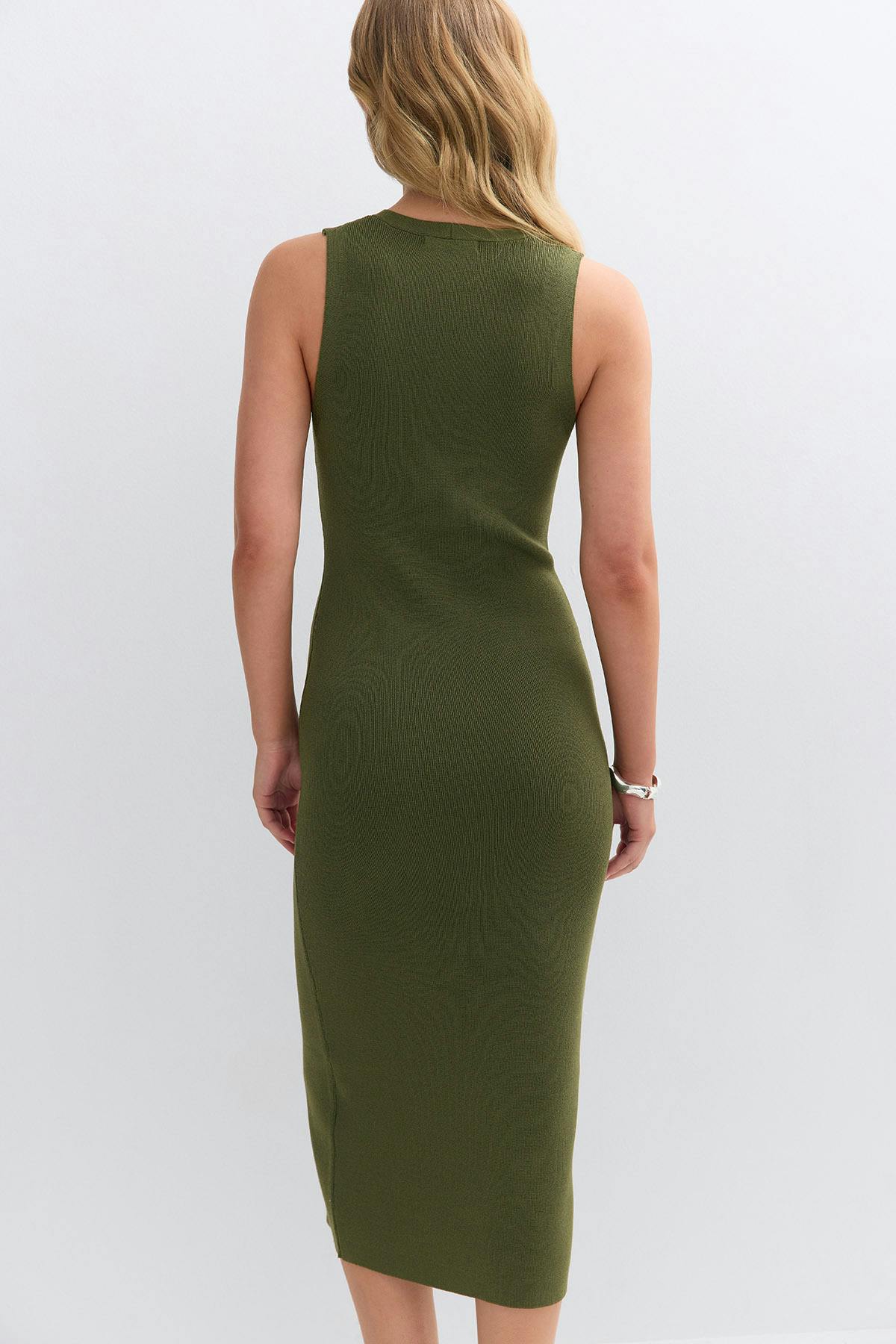 Knitted vest dress