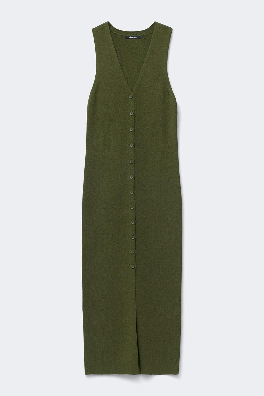 Knitted vest dress