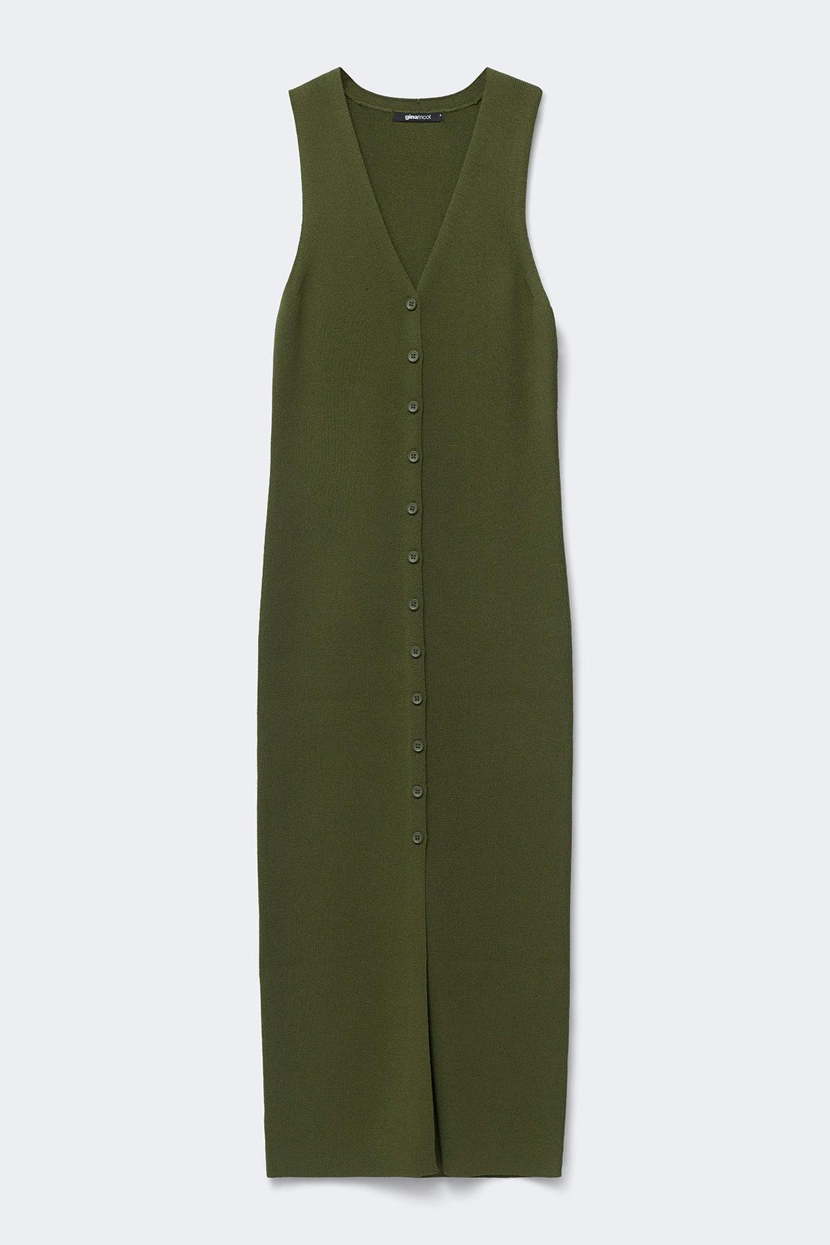 Knitted vest dress