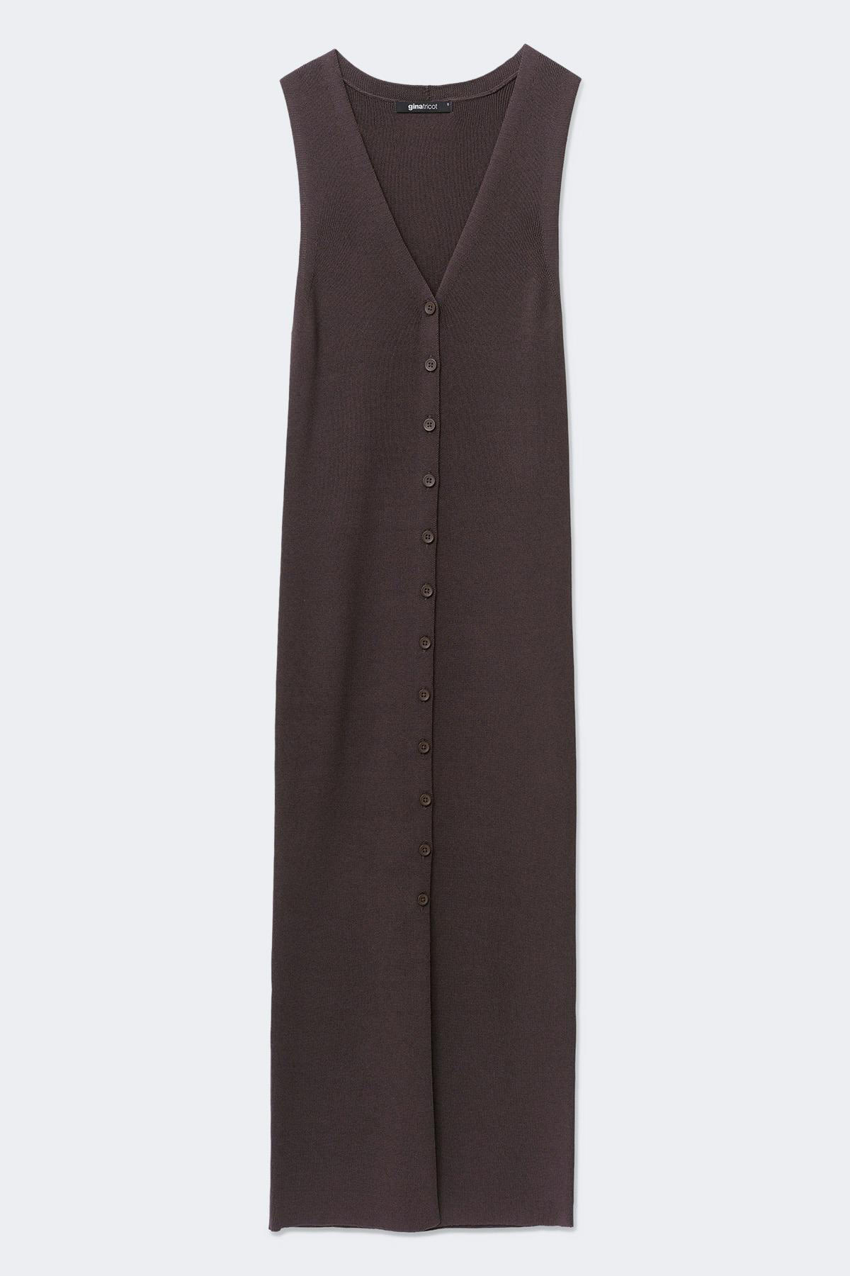 Knitted vest dress