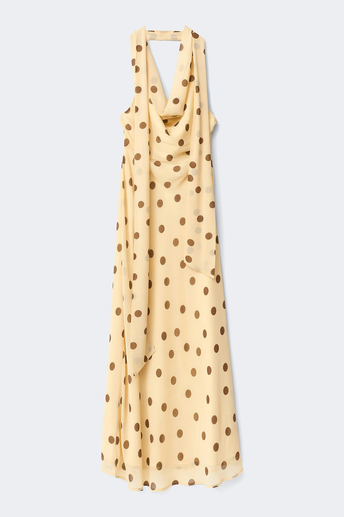 Scarf maxi dress