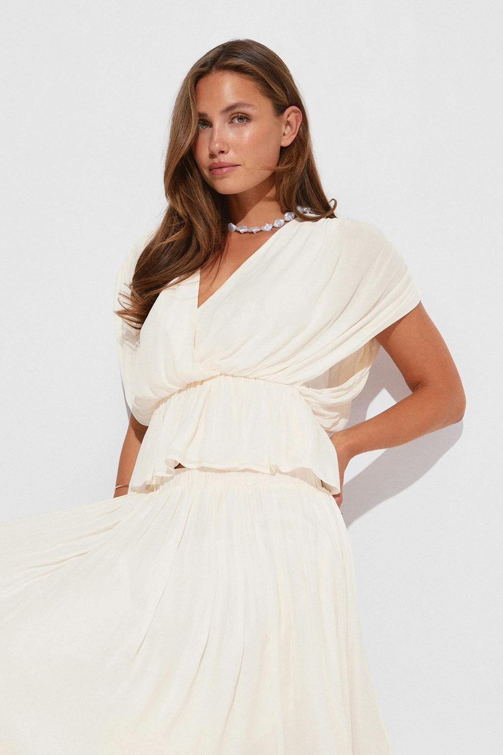 Loose sleeveless top