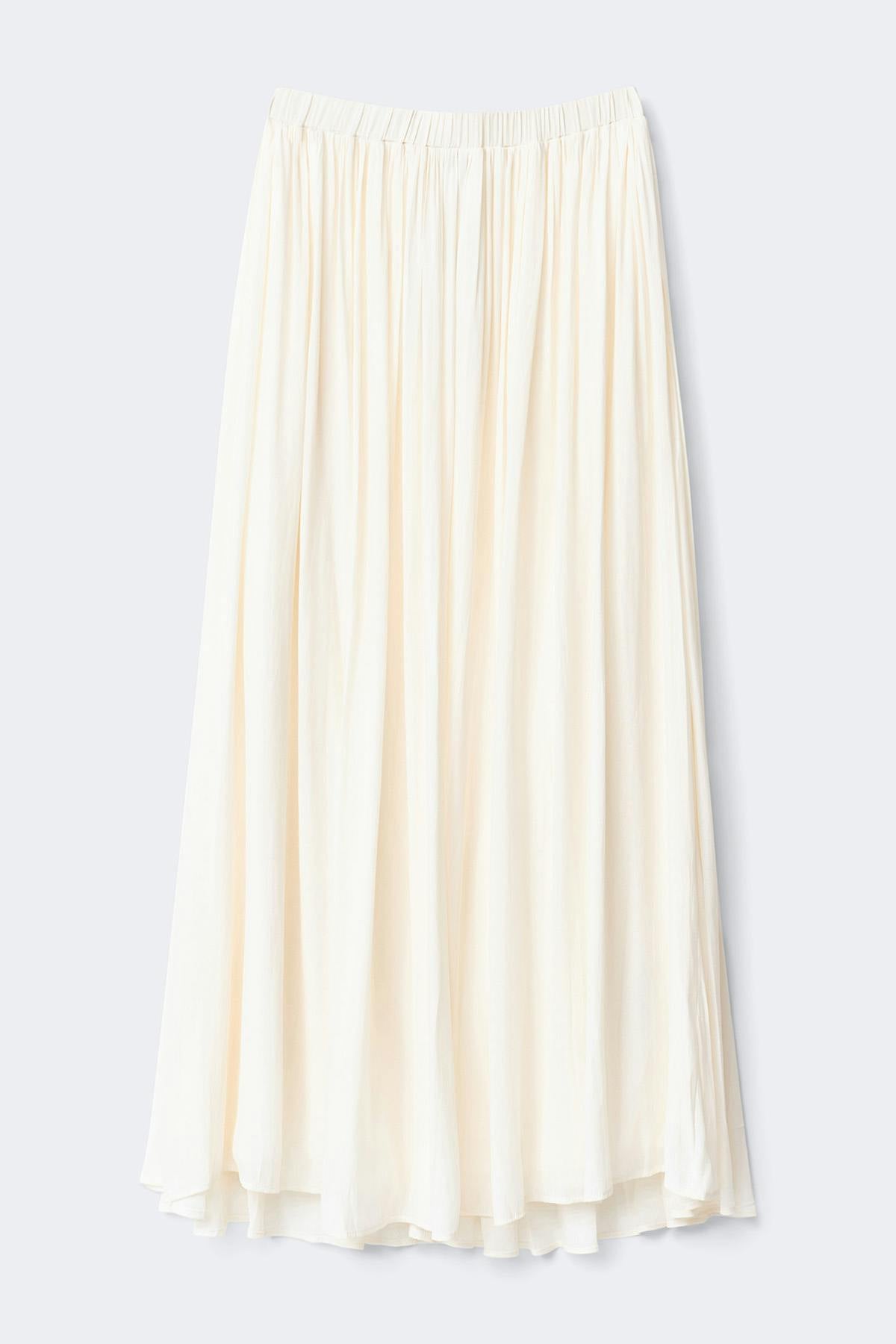 Wide maxi skirt