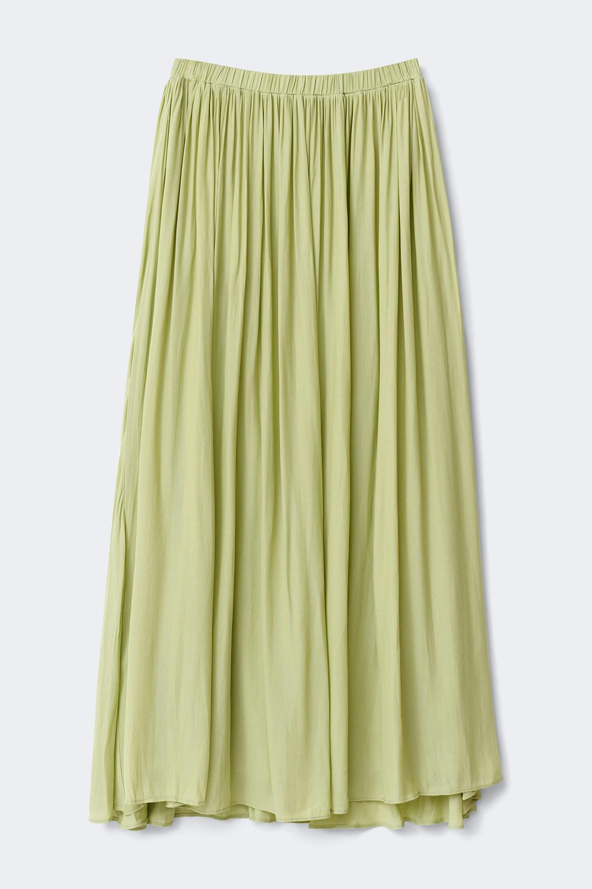Wide maxi skirt