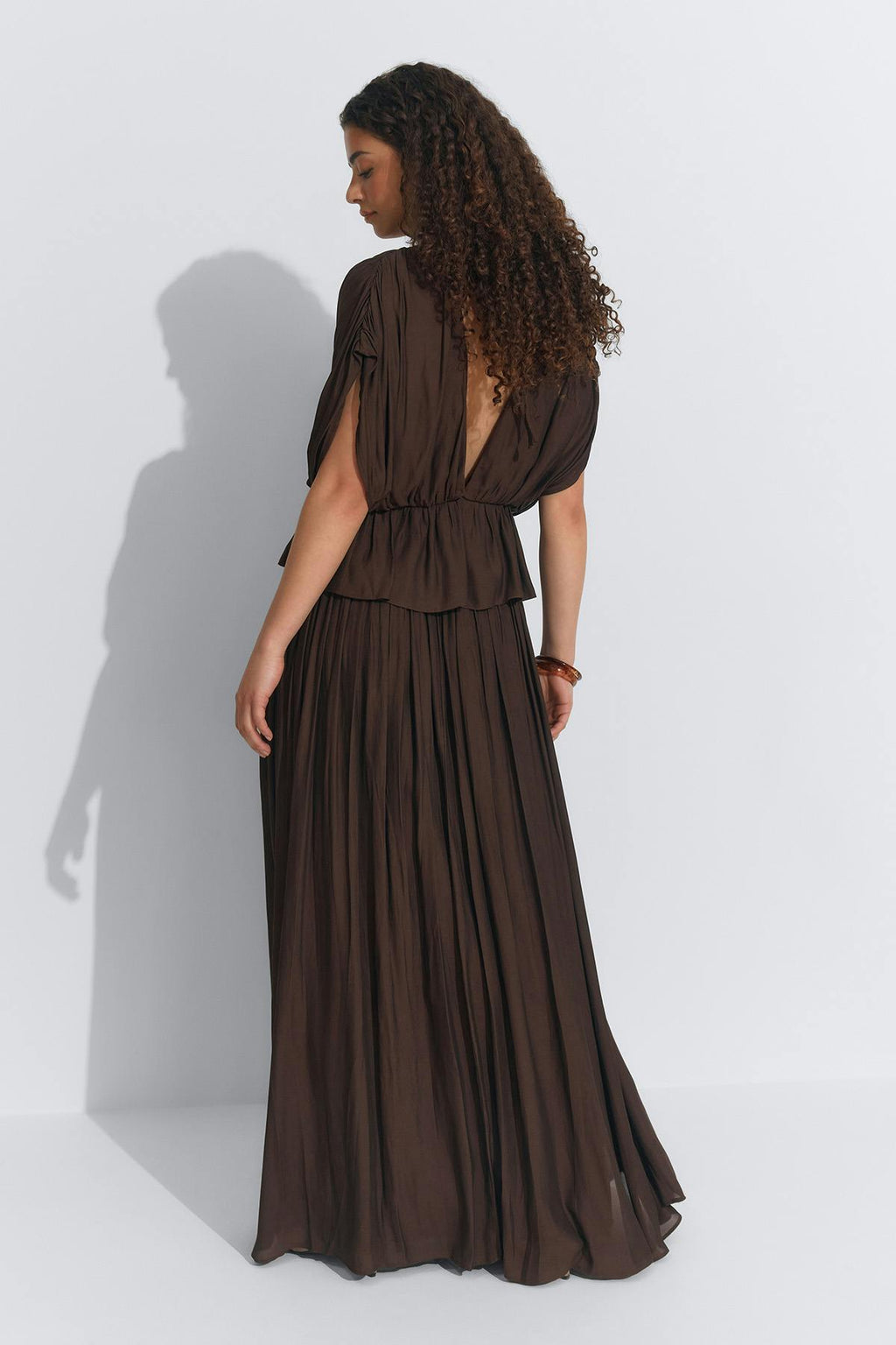 Wide maxi skirt