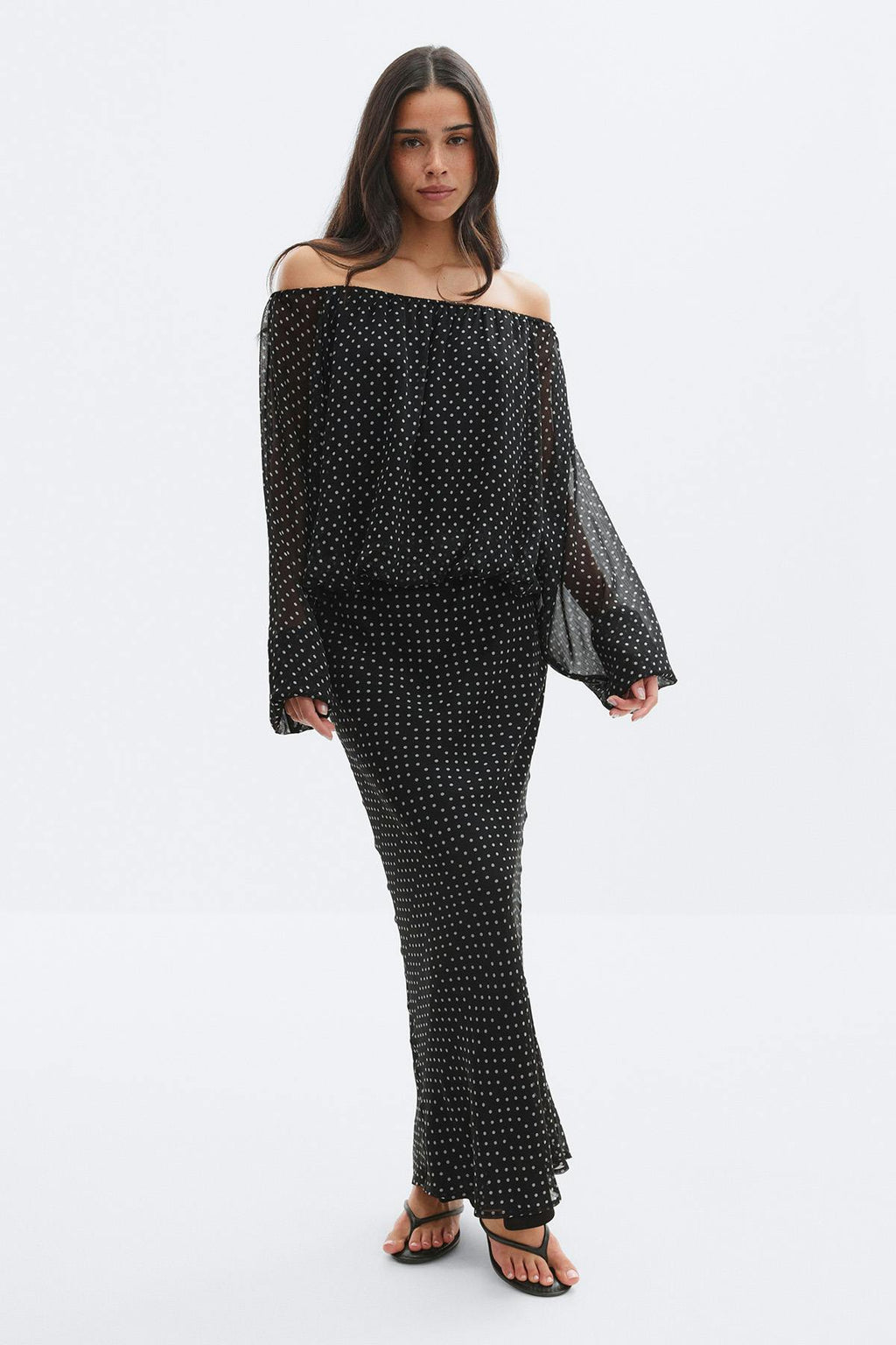 Draped dress