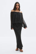 Draped dress