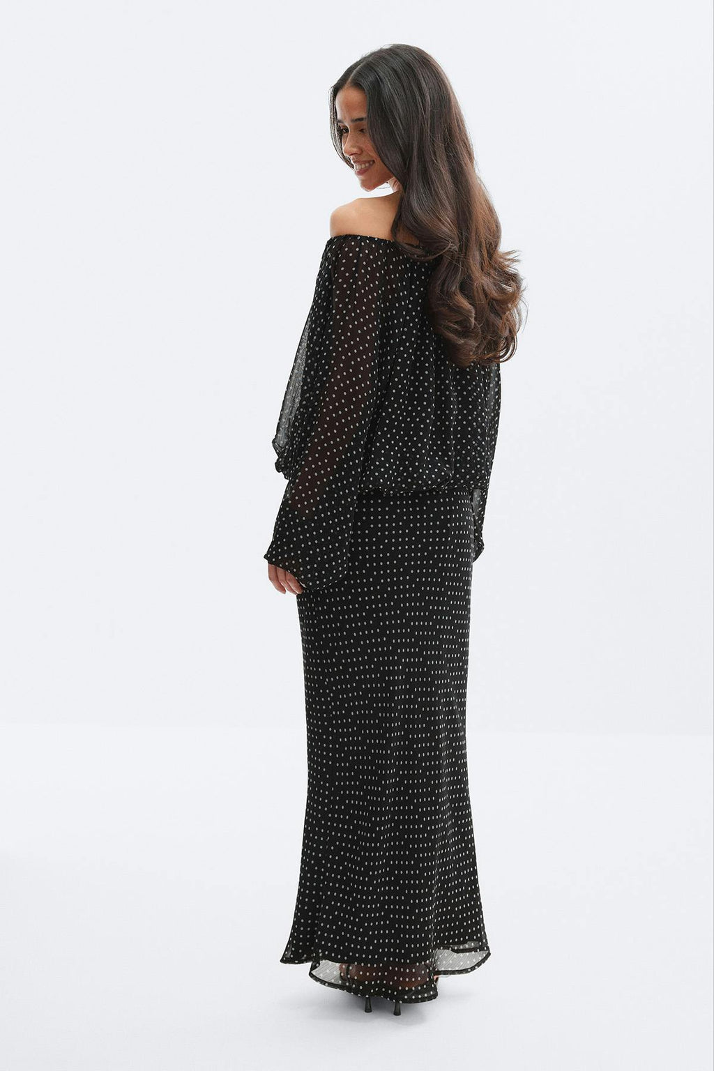 Draped dress