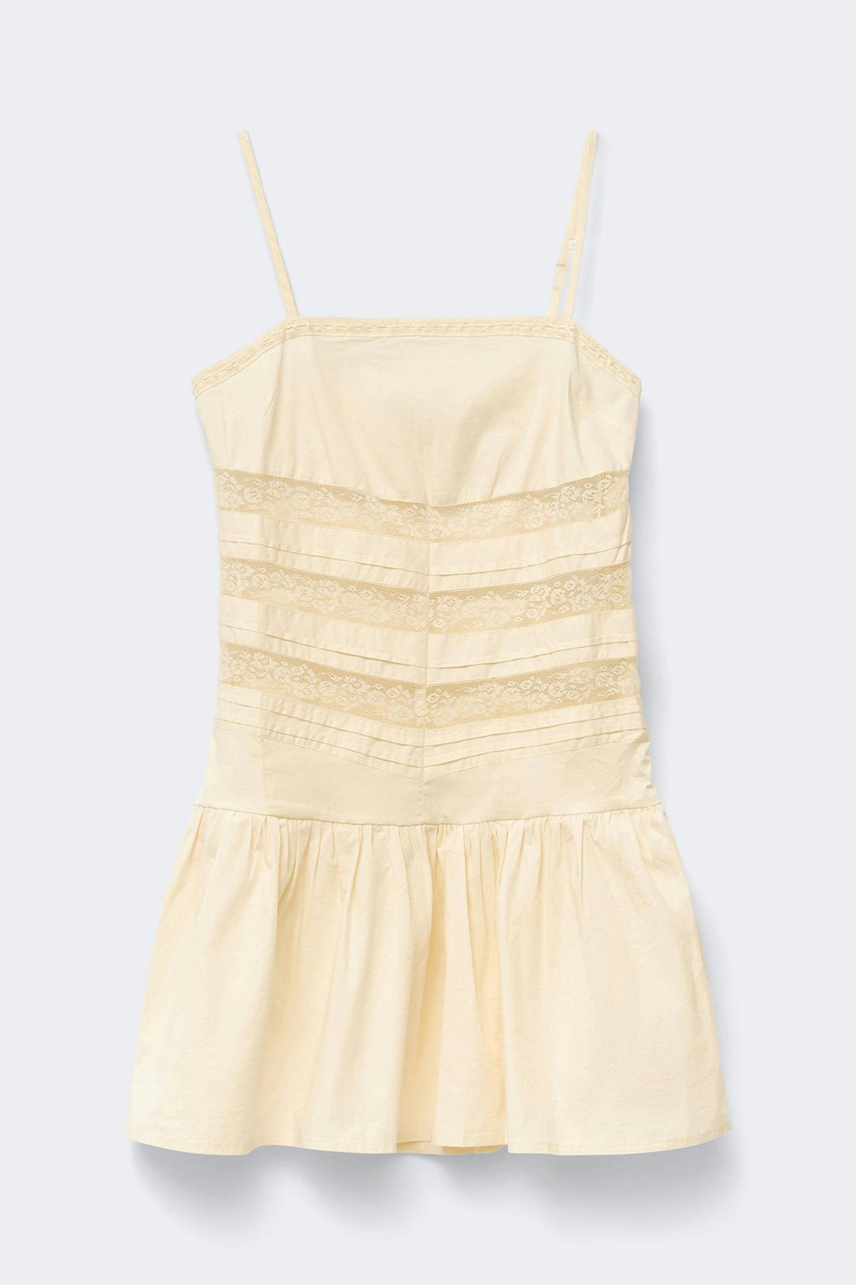 14+ lace detail mini dress