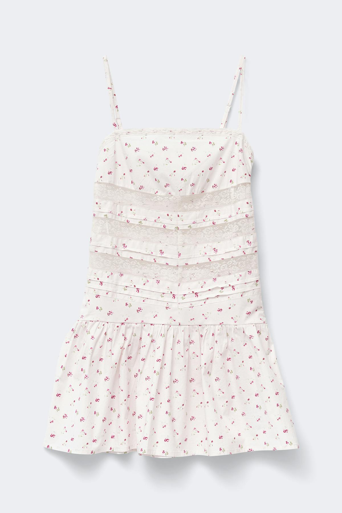 14+ lace detail mini dress