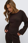 Knitted loungewear top