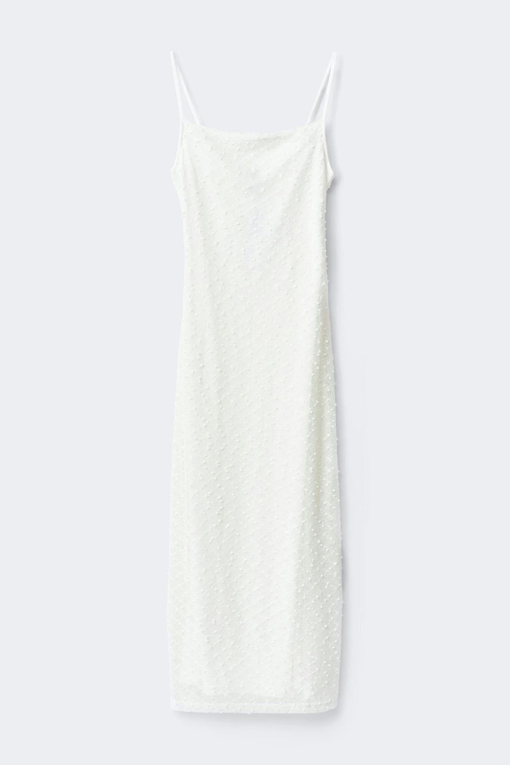 Textured slip dress