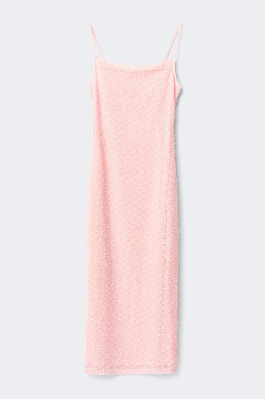 Textured slip dress