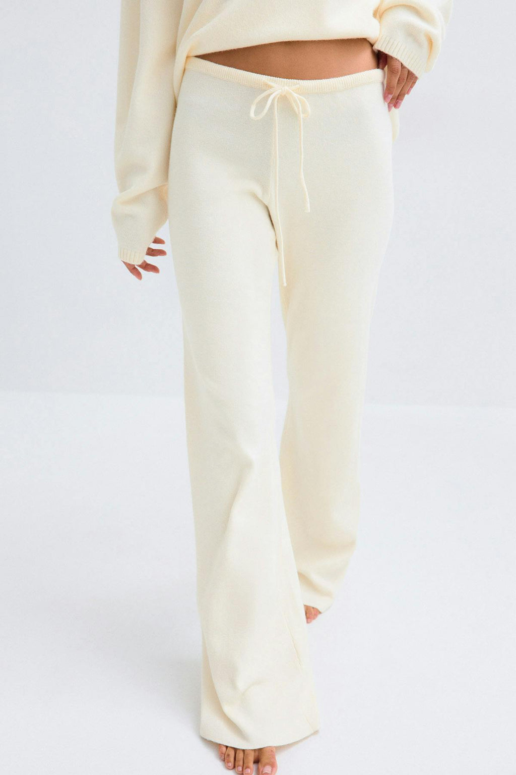 Knitted loungewear trousers
