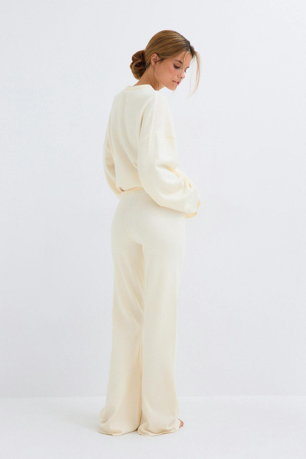Knitted loungewear trousers